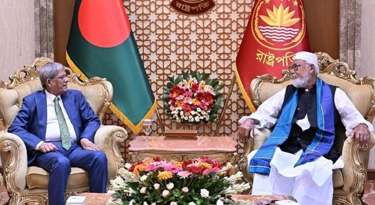 বঙ্গভবনে রাষ্ট্রপতির সঙ্গে কাদের সিদ্দিকীর সৌজন্য সাক্ষাৎ